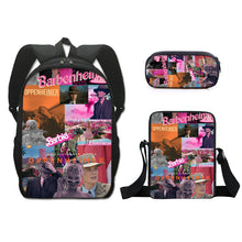 Load image into Gallery viewer, Barbie printed backpack three piece set AB2135