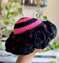 Load image into Gallery viewer, Adult lace beanie hat fashion and versatile ruffle pullover hat AE4147