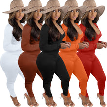 Load image into Gallery viewer, Fashion drawstring pleated jumpsuit(AY1458)