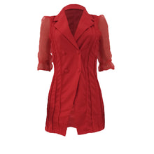 Load image into Gallery viewer, Lantern Sleeve slim fit casual suit AY1934