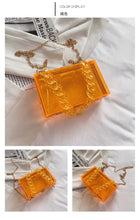 Load image into Gallery viewer, Acrylic portable small square bag AB2082