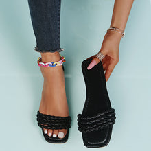 Load image into Gallery viewer, New one-word woven slippers (HPSD058)