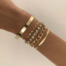 Load image into Gallery viewer, Fashion Rhinestone Set Bracelet(AE4104)