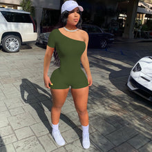 Load image into Gallery viewer, New ribbed one-shoulder jumpsuit  AY1052