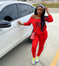 Load image into Gallery viewer, Casual printing two-piece suit