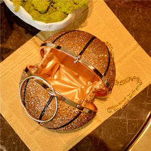 Load image into Gallery viewer, Hot rhinestone basketball handbag DN1033