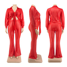 Load image into Gallery viewer, Fashion solid color casual suit(AY1366)
