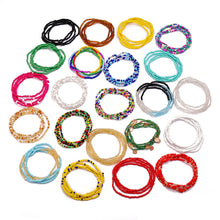 Load image into Gallery viewer, 2021 new colorful rice bead beach waist chain