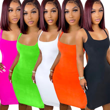 Load image into Gallery viewer, Sexy solid color tight dress AY1889