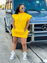 Load image into Gallery viewer, Plush hooded sweater fleece dress(AY1616)