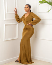 Load image into Gallery viewer, Sexy long-sleeved solid color dress(AY1236)