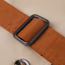 Load image into Gallery viewer, Fashion color matching long trench coat(AY1339)