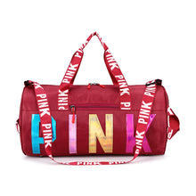 Load image into Gallery viewer, PINK laser sequined shoulder bag AO1010