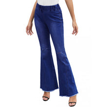 Load image into Gallery viewer, Hot selling high stretch big flared jeans(Only pants)