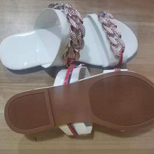 Load image into Gallery viewer, Hot chain flat slippers (HPSD042)