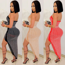 Load image into Gallery viewer, Rhinestone sexy irregular dress(AY1543)