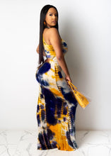 Load image into Gallery viewer, Colorful tie-dye loose dress AY1048