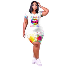 Load image into Gallery viewer, Hot personality printed dress AY1084