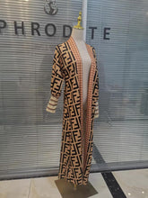 Load image into Gallery viewer, Fashion Threaded Sleeve Printed Cardigan (AY1460)