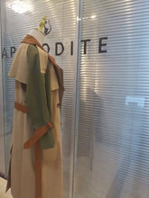 Load image into Gallery viewer, Fashion color matching long trench coat(AY1339)
