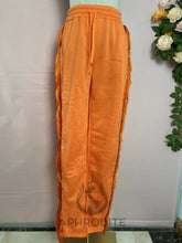 Load image into Gallery viewer, Fashion solid color slit fringed trousers(AY1759)