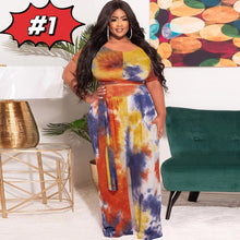 Load image into Gallery viewer, Plus size two piece set AY2068