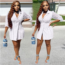 Load image into Gallery viewer, Lantern Sleeve slim fit casual suit AY1934