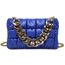 Load image into Gallery viewer, Fashion plaid thick chain portable small square bag(AB2060)