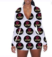 Load image into Gallery viewer, Valentine's Day rose print jumpsuit AH2033