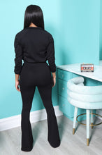 Load image into Gallery viewer, Fashion casual solid color flared pants suit(AY1296)