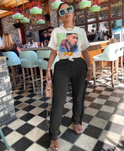 Load image into Gallery viewer, Fashion solid color slit fringed trousers(AY1759)