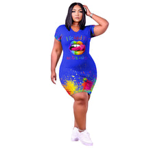 Load image into Gallery viewer, Hot personality printed dress AY1084