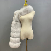 Load image into Gallery viewer, Trendy faux fur shawl jacket(AY1361)