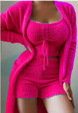 Load image into Gallery viewer, Leisure Solid Color Plush Three Piece Set AY1675