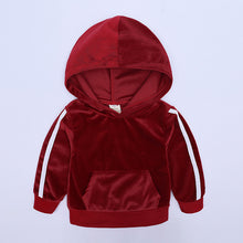 Load image into Gallery viewer, Hot selling children's hooded sweater set(A1161-1)