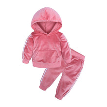 Load image into Gallery viewer, Hot selling children's hooded sweater set(A1161-1)