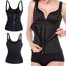 Load image into Gallery viewer, Belly band zipper corset shapewear(AE4041)