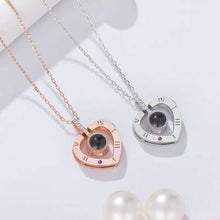 Load image into Gallery viewer, Hot selling Valentine's Day One Hundred Languages I Love You Projection Necklace