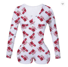 Load image into Gallery viewer, Valentine's Day rose print jumpsuit AH2033
