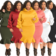 Load image into Gallery viewer, Fishtail skirt sweater suit(AY1557)