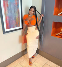 Load image into Gallery viewer, Hot drawstring skirt suit AY1112