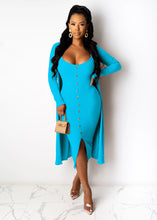 Load image into Gallery viewer, Sexy jacket hang strip skirt suit(AY1389)