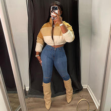 Load image into Gallery viewer, Fashion color matching cotton jacket(AY1464)