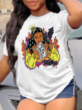 Load image into Gallery viewer, Short sleeve crew neck White T-shirt AY1947