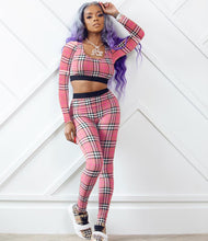 Load image into Gallery viewer, New casual striped printed long-sleeved vest two-piece suit(AY1252)