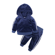 Load image into Gallery viewer, Hot selling children's hooded sweater set(A1161-1)