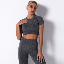 Load image into Gallery viewer, Hot sale seamless yoga sportswear Top