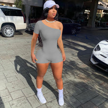 Load image into Gallery viewer, New ribbed one-shoulder jumpsuit  AY1052