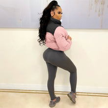 Load image into Gallery viewer, Fashion color matching short cotton jacket(AY1495)