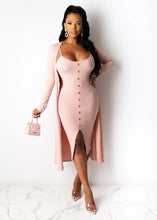 Load image into Gallery viewer, Sexy jacket hang strip skirt suit(AY1389)